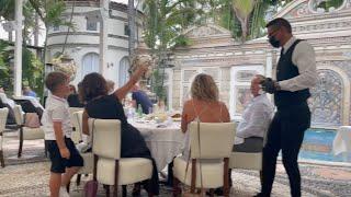 Lunch at the Versace Mansion South Beach Miami at Gianni’s VILLA CASA CASUARINA