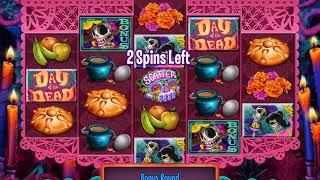 DAY OF THE DEAD Video Slot Casino Game with a FREE SPIN BONUS