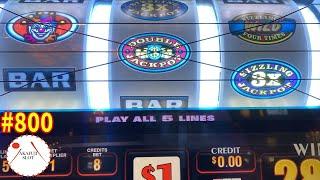 First Attempt - Fun to play⋆ Slots ⋆SIZZLING WILDS SLOT Max Bet $8, 5 Lines 3 Reels @ Barona Casino 