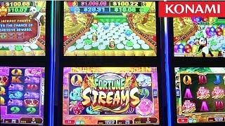 Fortune Streams Stand-Alone Progressive from Konami