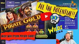 All The Potential!! Still Nice Win From Pirate Gold Slot!!