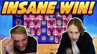 INSANE WIN! Pink Elephant Big win - HUGE WIN on Casino slots from Casinodaddy LIVE STREAM