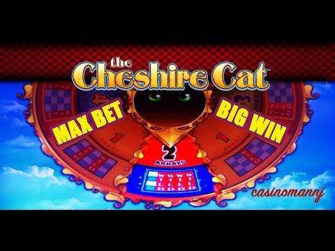 THE CHESHIRE CAT SLOT - *MAX BET* - 2X4 ARRAYS Slot Win! - Slot Machine Bonus