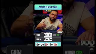 Poker Player CRUSHES Table With FLUSH at WSOPE ⋆ Slots ⋆ #Shorts