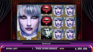 DARK DESIRES Video Slot Casino Game with a LUCKY LADIES FREE SPIN  BONUS