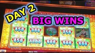WINNING WEEKEND DAY 2: handpay and other slot wins (in order).