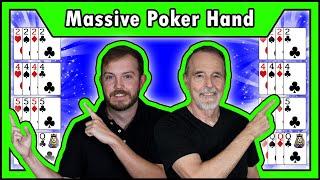 4 of a Kind EIGHT TIMES!?!! Best. Video. Poker. Battle. EVER? • The Jackpot Gents