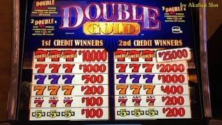 Old School Slots - DOUBLE GOLD High Limit Slot / 2x3x4x5x Super Times Pay Slot@ Pechanga 赤富士スロット カジノ