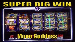 •SUPER BIG WIN•MOON GODDESS Slot machine (Bally) Live play & Bonus / $3.00 Max Bet @ San Manuel•彡