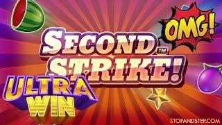 EPIC MEGA WIN - Second Strike Slot Machine - FULL SCREEN