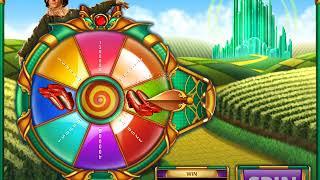 WIZARD OF OZ: NO PLACE LIKE HOME Video Slot Game with a WHEEL BONUS