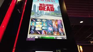 WALKING DEAD SLOT (old school game): Live Play