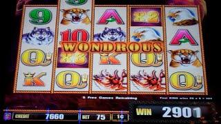 Buffalo Stampede Slot Machine Bonus + Retriggers - 31 Free Spins Win (#2)