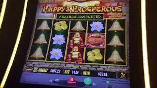 DRAGON LINK Happy & Prosperous Slot Bonus & Feature 2 Cent NICE WINS • hotforslots