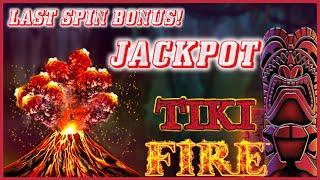 HANDPAY JACKPOT Lightning Link Tiki Fire HIGH LIMIT $50 LAST SPIN Bonus Round Slot Machine Casino