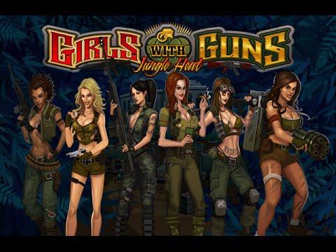 Free Girls With Guns - Jungle Heat slot machine by Microgaming gameplay ★ SlotsUp