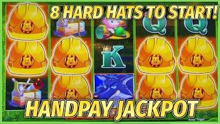 HIGH LIMIT Lock It Link Piggy Bankin' & Huff N' Puff HANDPAY JACKPOT ⋆ Slots ⋆$50 Bonus Round Slot Machine