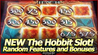 The Hobbit Slot - Live Play, Random Features, Smaug Re-Spins and Free Spins Bonus in NEW Slot!
