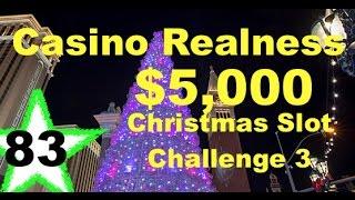 Casino Realness with SDGuy - $5,000 Christmas Slot Challenge 3 - Episode 83