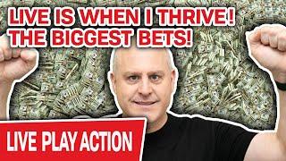 ⋆ Slots ⋆ LIVE Is When I THRIVE at SLOTS! ⋆ Slots ⋆ The BIGGEST Live Bets You’ll EVER SEE