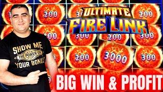 NON STOP BONUSES On High Limit Ultimate Fire Link Slot - BIG PROFIT With Free Play!