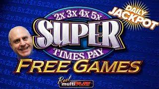 •SUPER JACKPOT •Super Times Pay Free Games SLOT WIN! | The Big Jackpot