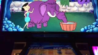 Flintstones slot - yabba dabba Doo bonus win on max bet