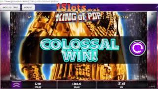 First Look, Michael Jackson King of Pop online slot game, compilation of all features..