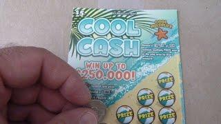 Cool Cash - $5 Illinois Instant Lottery Ticket Scratchcard Video