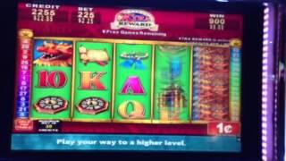Fire in the East max bet slot machine win