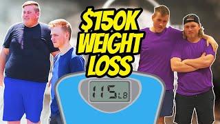 INCREDIBLE Weight Loss Bet for $150,000 #shorts