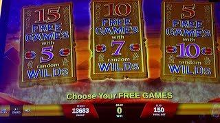 BIG WIN RARE RETRIGGER - Scarab Slot Machine Bonus