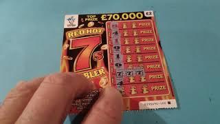 Wow!..New Scratchcard game starts.£20,000..6x Red Hot 7's...Pot.pot.pot..Full 500's