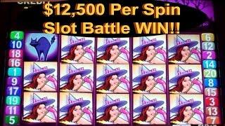 •$12,500K Per Spin Scatter Magic Slot Battle with High Limit Vegas Casino Video Slot Jackpot Handpay