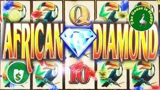 • African Diamond slot machine, nice spin
