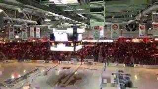 Hounds Entrance to Game #7 of the Western Conference Final