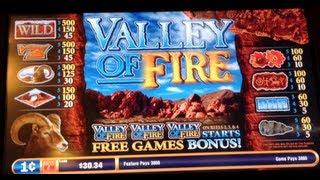 Valley of Fire - Bally - Slot Bonus Games