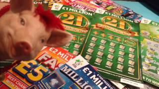Wow!,New Millionaire Scratchcards..Called'21'...I've Got them..lets have a look at them?
