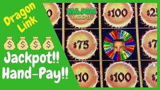•Jackpot-Hand Pay on Dragon Link Slot•