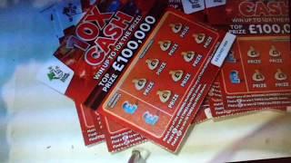 1/2 Full pack scratchcards10x cash.you saw me buying them from Sainbury's..now see the result?