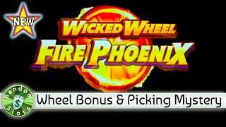 ⋆ Slots ⋆️ New - Wicked Wheel Fire Phoenix slot machine, Progressive and Wheel Bonuses