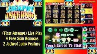 ( First Attempt ) Everi - Jackpot Inferno : 4 Bonuses and 2 Features