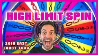 •HIGH LIMIT Wheel of Fortune in •️ ATLANTIC CITY! •EAST COAST TOUR • BCSlots