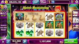 HOT HOT PENNY GEM HUNTER Video Slot Casino Game with a FREE SPIN BONUS