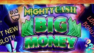 New Slot Machine! Mighty Cash Big Money HUGE Bonus