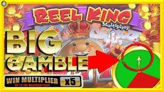 • BIG GAMBLES on NEW SLOTS: Reel King Multiplier, Centre Point & Pots O Riches !!! •