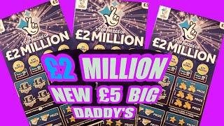 3x ..£2.MILLION BIG DADDY Scratchcards..and..DIAMOND 7 DOUBLER..mmmmmmMMM..says •