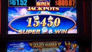 WMS   Golden Hammer Bonus Game - SugarHouse Casino - Philadelphia, PA