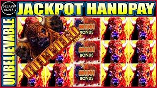 UNBELIEVABLE DID I JUST ASK FOR A 1000X BALL  JACKPOT HANDPAY BUFFALO LINK SLOT MACHINE