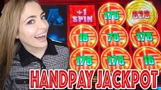 YES!! HANDPAY JACKPOT on RISING FORTUNES in Las Vegas!
